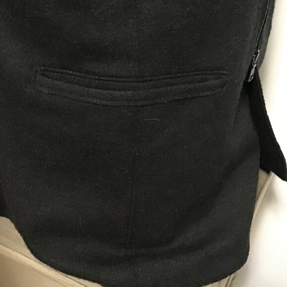 John Varvatos Collection Slim-fit Convertible Soft Wool Jacket Size L - Picture 4 of 15